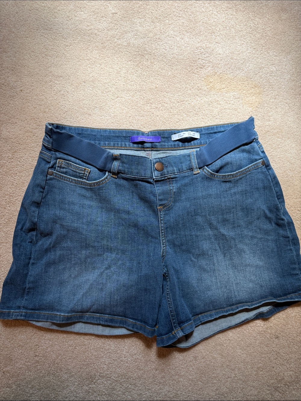 Seraphine Maternity Denim Shorts